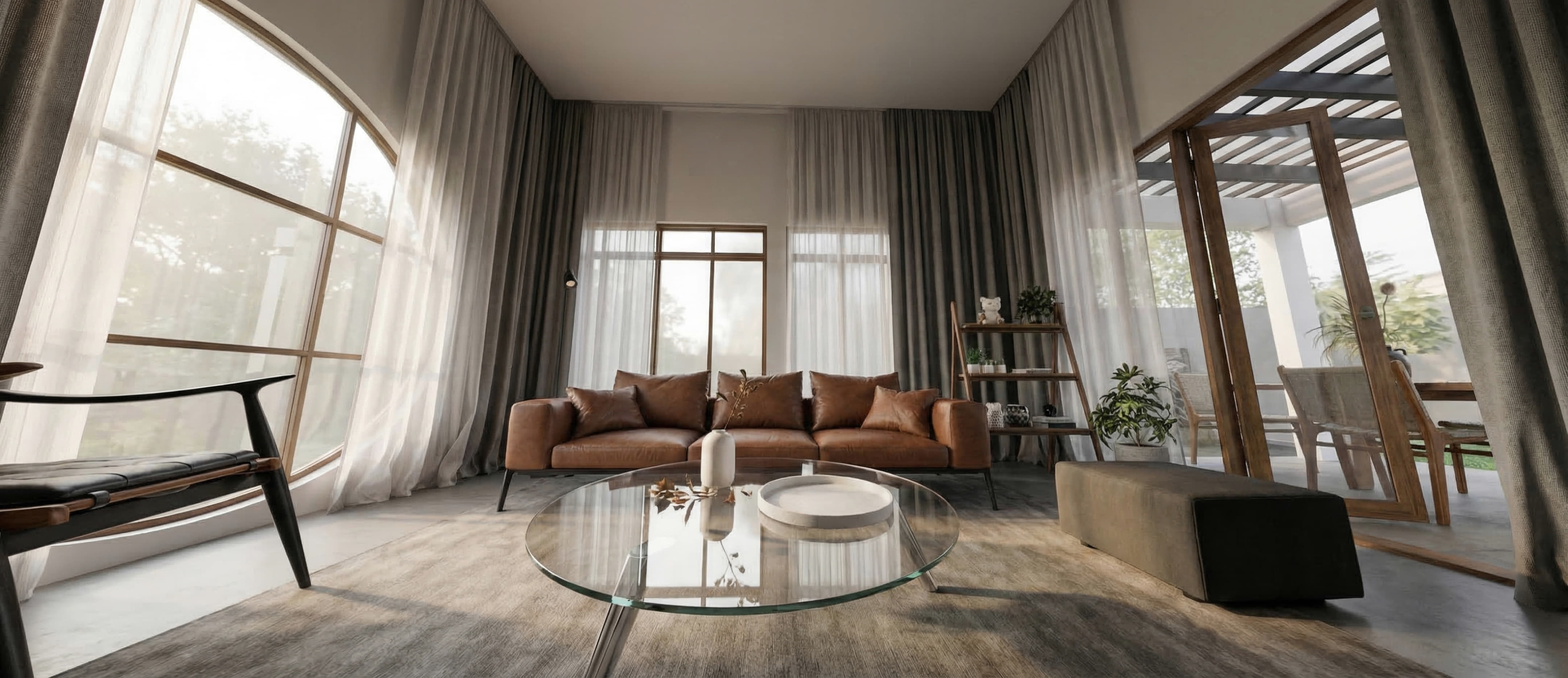 Living room tropical habitat