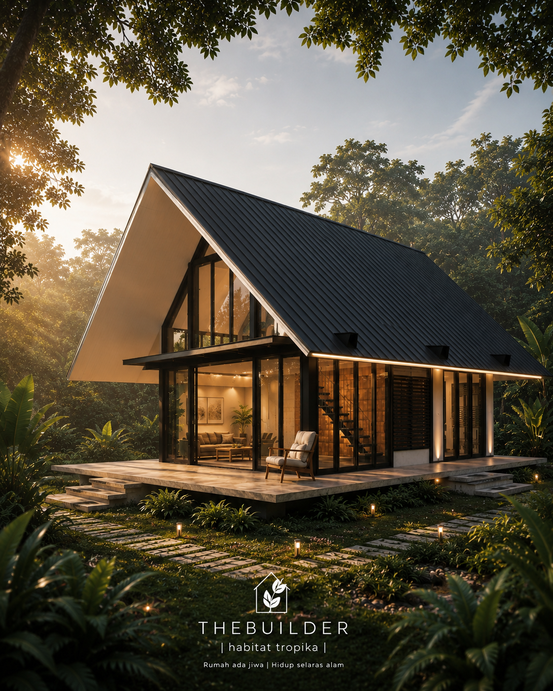 Tiny house landscape