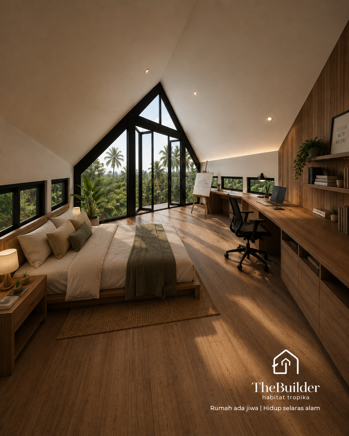 Tiny house interior detail