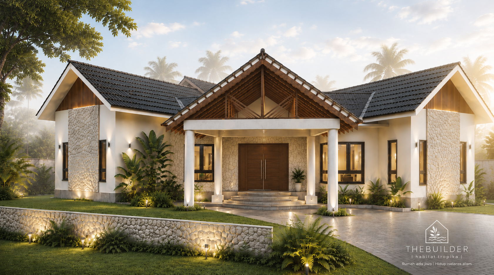 Rumah tropika landskap